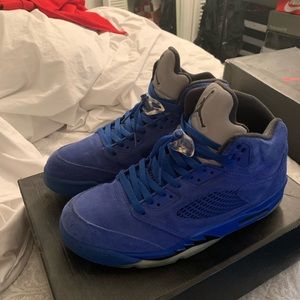 Blue Jordan 5s